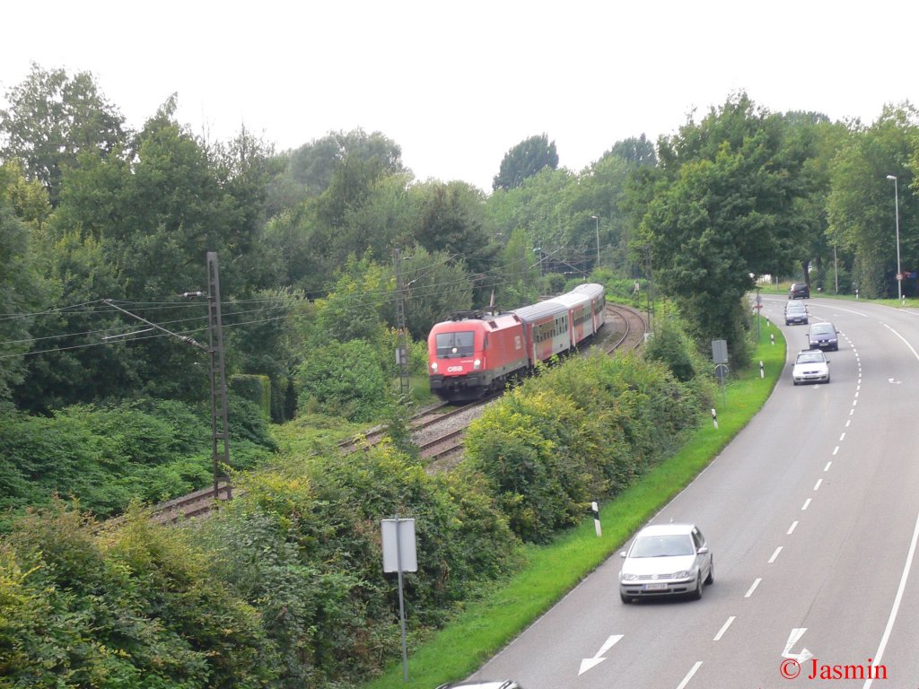 Diesen sterreichischen Zug konnte ich am 31.07.09 in der Gegend von Lindau erwischen.