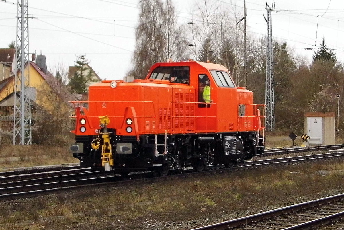 Am 02.03.2017 Testfahrt die 1002 014-1 von der DAL Deutsche Anlagen-Leasing GmbH & Co. KG, Mainz (ALS)  von   Stendal nach Rathenow  . 