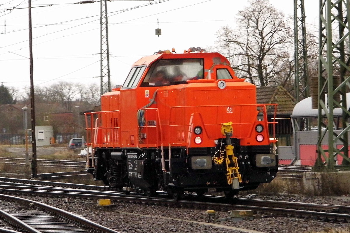 Am 02.03.2017 Testfahrt die 1002 014-1 von der DAL Deutsche Anlagen-Leasing GmbH & Co. KG, Mainz (ALS)  von   Stendal nach Rathenow  .