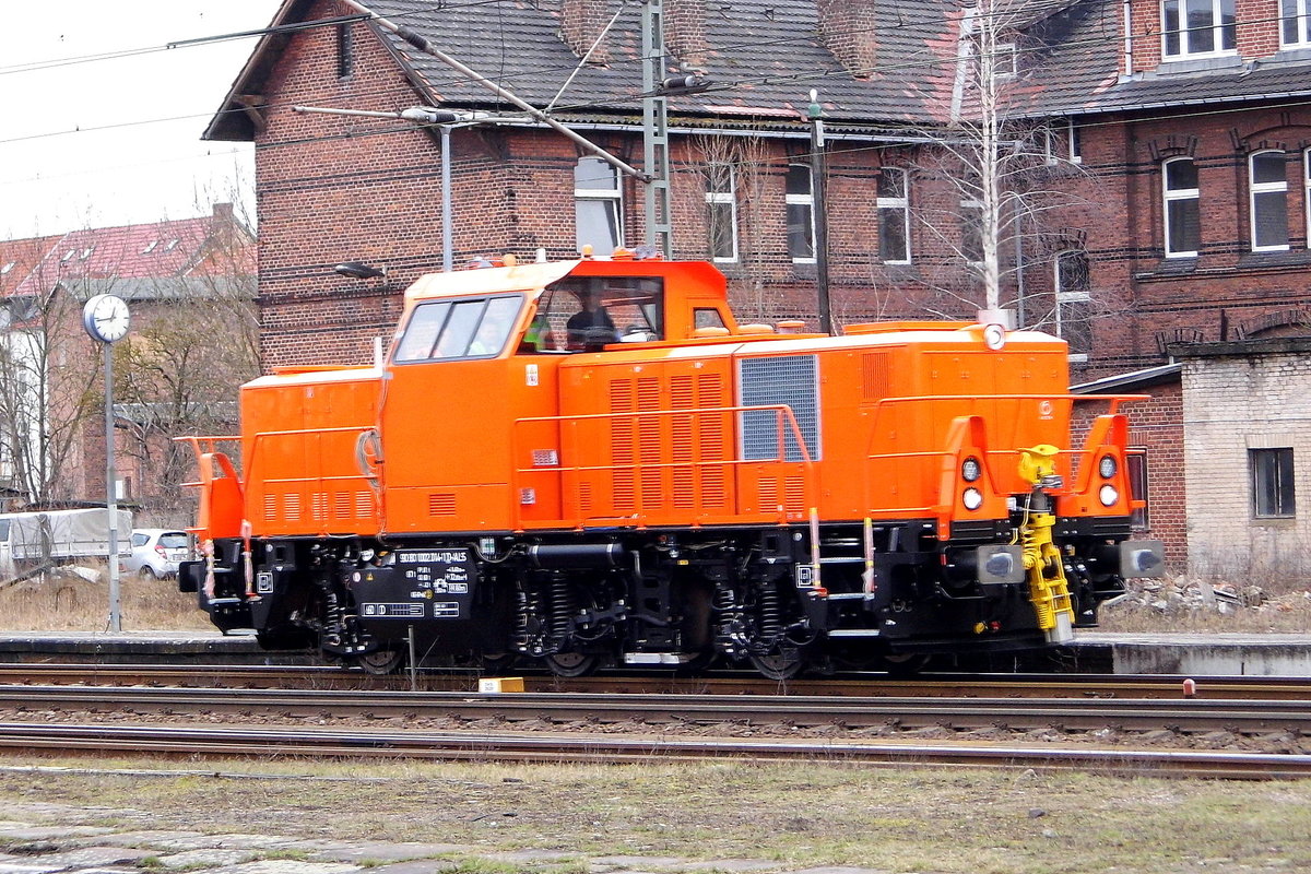 Am 07.03.2017 Testfahrt die 1002 014-1 von der DAL Deutsche Anlagen-Leasing GmbH & Co. KG, Mainz (ALS) von Stendal nach Rathenow .