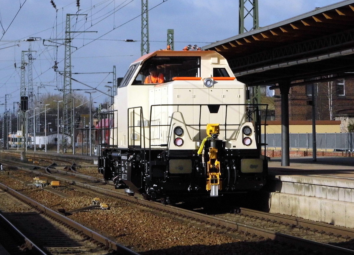Am 15.03.2017 Testfahrt die 1002 020-8 von der    SKW - Stickstoffwerke Piesteritz GmbH, (ALS) von Stendal nach  Gardelegen .