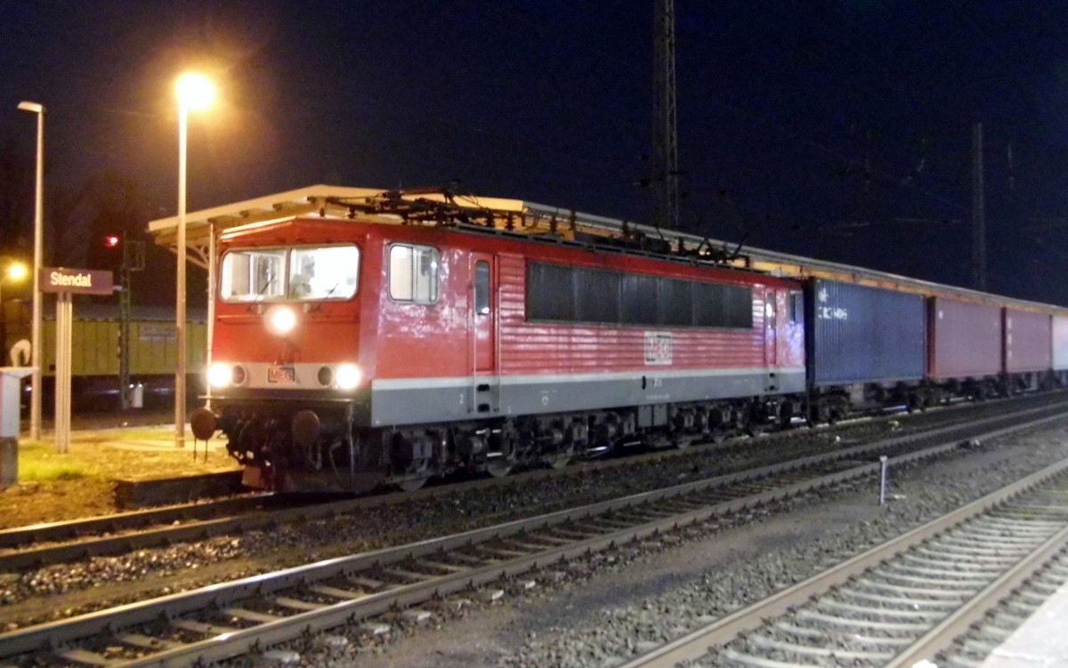 Am 27.10.2015 stand die MEG (155 119-1) 706  in Stendal  .