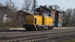 Am 25.02.2021 kam die 293 007-1 von  DB Bahnbau Gruppe GmbH, aus Richtung Magdeburg nach Niederndodeleben und fuhr weiter in Richtung Braunschweig .