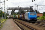 Am 16.06.2016 kam die 185 536-0 von  Crossrail AG aus Richtung Braunschweig nach Niederndodeleben und fuhr weiter in Richtung Magdeburg .