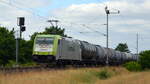 Am 22.06.2021 fuhr die 185 562-6 von Captrain- ITL aus Richtung Salzwedel und fuhr weiter in Richtung Stendal .