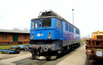 Am 30.04.2016 Frühlingsfest im Historischen Lokschuppen Wittenberge   die 142 042-1 von der EGP .