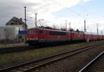 Am 03.04.2015 kamen MEG 708(155 046)und die MEG 607(143 310)   aus Richtung Wittenberge nach Stendal und fuhr weiter nach Magdeburg.