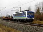 Am 04.02.2016 kam die 155 045-9 von der IntEgro (Press) aus Richtung Borstel und fuhr weiter in Richtung Stendal .