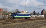 Am 24.03.2016  die 155 045-9 von der IntEgro (Press) in Stendal abgestellt .