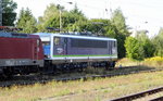 Am 01.09.2016 Rangierfahrt von  155 048-6 von der IntEgro (Press) in Stendal .